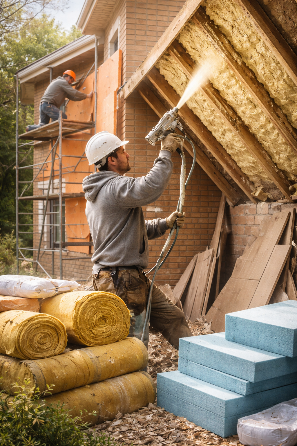 Утепление домов в Торжке под ключ от 4294 руб/м2 | Профессионально — ТепломастерТрж